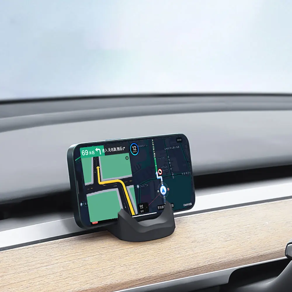 

For Tesla Model 3 Y Liquid Silicone Rubber Car Phone Holder No Trace Clip-on for Dashboard Air Vent
