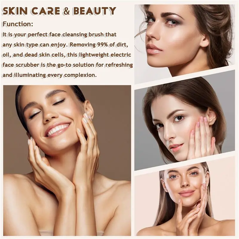 HOT SALE-Facial Cleansing Instrument Electric Pore Cleaner Waterproof Facial Cleanser Facial Cleansing Brush Cleansing Brush