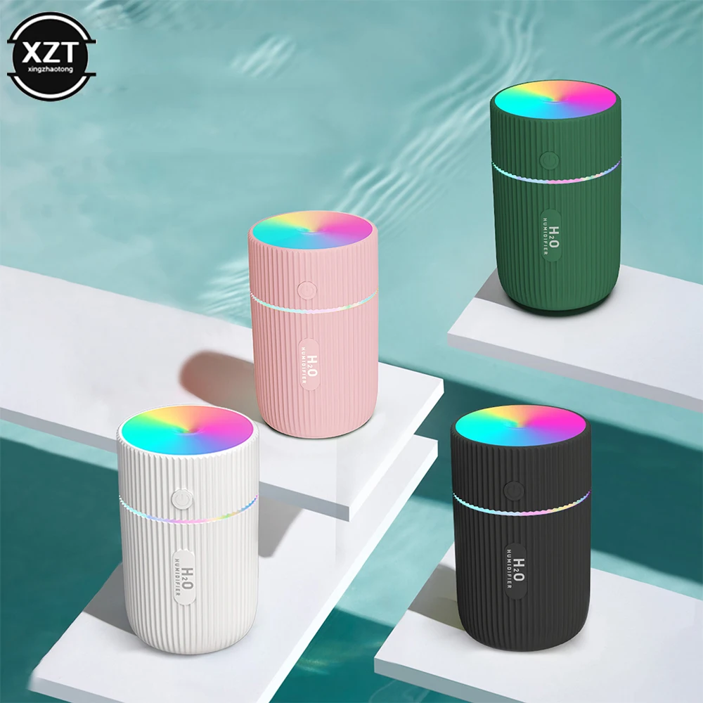 מפיץ שמנים ארומטיים מיני עם מנורת LED USB יוצר ערפיח ארומתרפיה מפיצי אוויר לשולחן עבודה לבית ולרכב חדש