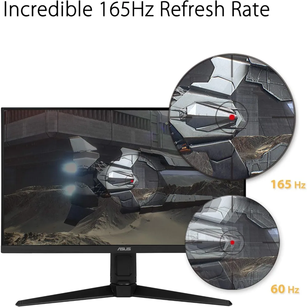 TUF-Monitor para videojuegos VG279QL1A, 27 ", HDR, 1080P Full HD, 165Hz (compatible con 144Hz), IPS, 1ms, FreeSync Premium