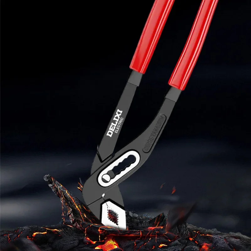 คีมปั๊มน้ำอเนกประสงค์ DELIXI ELECTRIC 3 ชิ้น คีมตัดท่อขนาดใหญ่ คีมตัดท่ออเนกประสงค์ คีมตัดท่อ