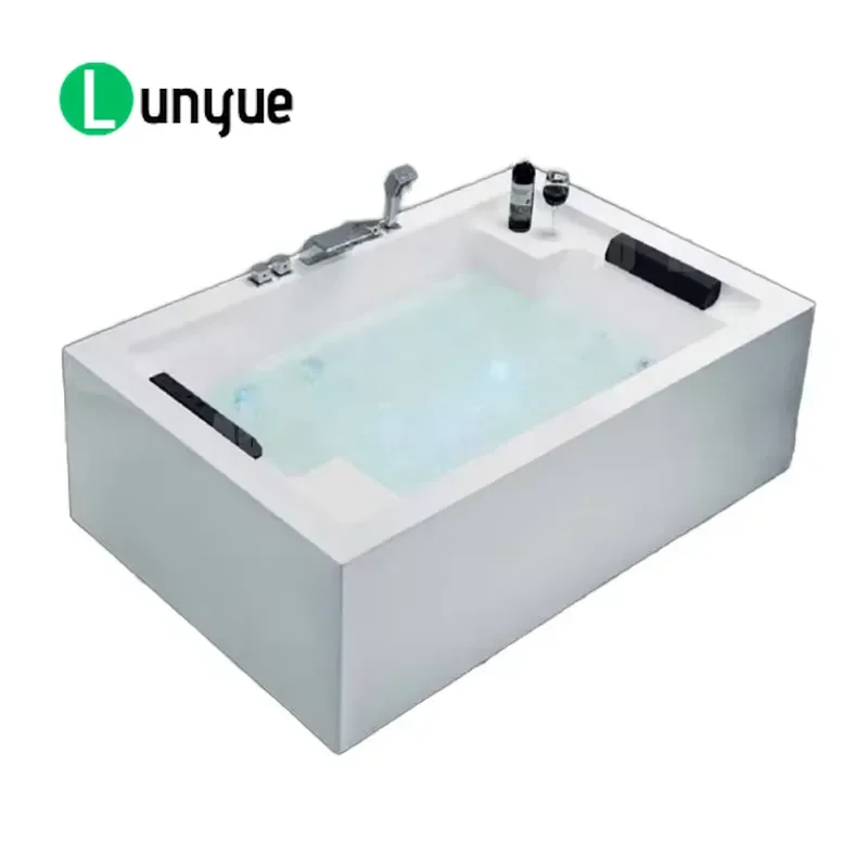 Professional Thermostatic Acrylic Bathtub Durable Multifunctional Spa with Waterfall Feature for Modern Bathroom