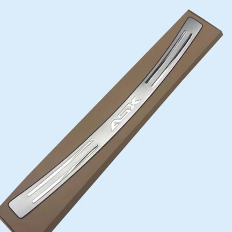 

Accessories Fit For 2010- 2018 Mitsubishi ASX stainless steel car Rear bumper Protector steep panel boot cover Sill plate