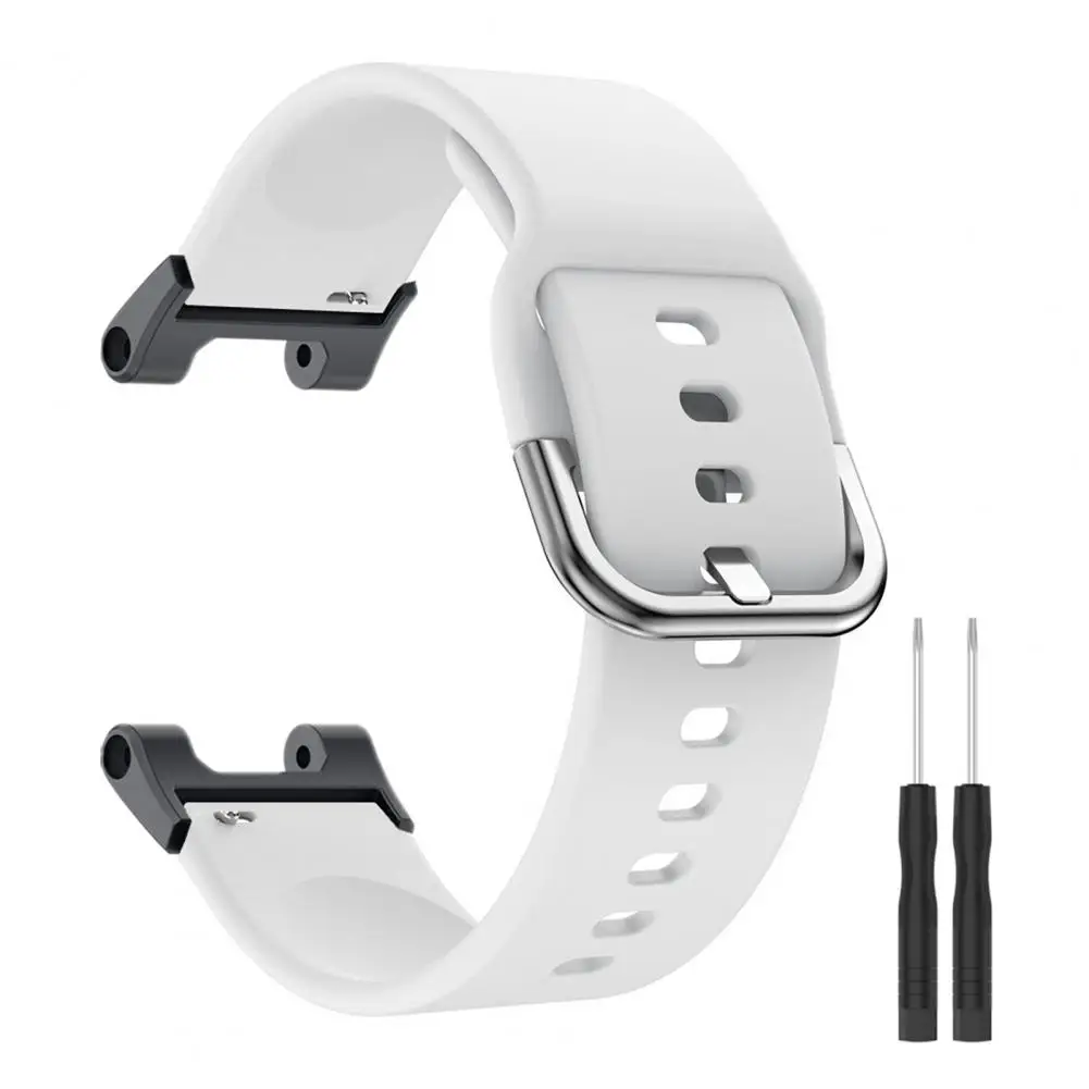 Легкий высококачественный силиконовый ремешок для умных наручных часов, сменный простой в установке ремешок для часов, утолщенный