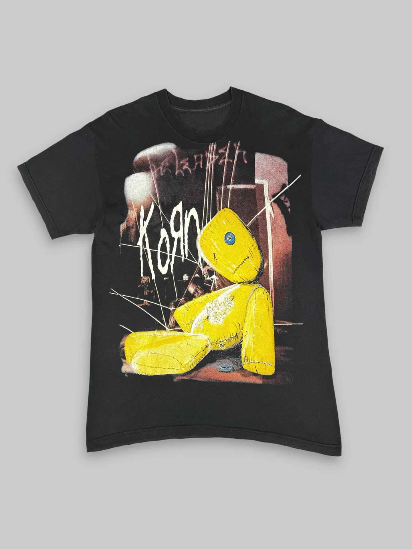 

KORN Band American Retro New Metal Ro Punk Casual Мужская футболка из чистого хлопка ort Sve Direct Spray Женская футболка ort Sve ...
