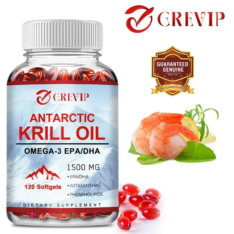 

Antarctic Krill Oil - Supports Heart, Brain, Joint and Eye Health