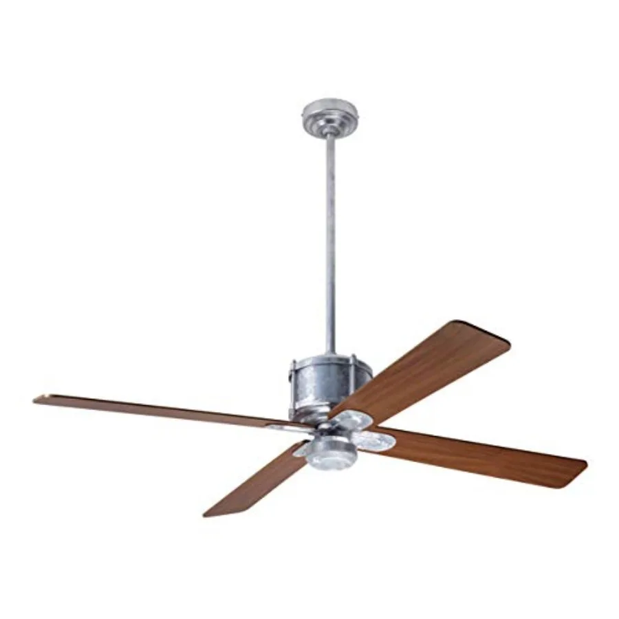 

Потолочный вентилятор Transitional 50'' из коллекции Industry DC в отделке Pwt Nckl B/S Slvr Modern Fan Co IND-GV-50-MG-NL-WC