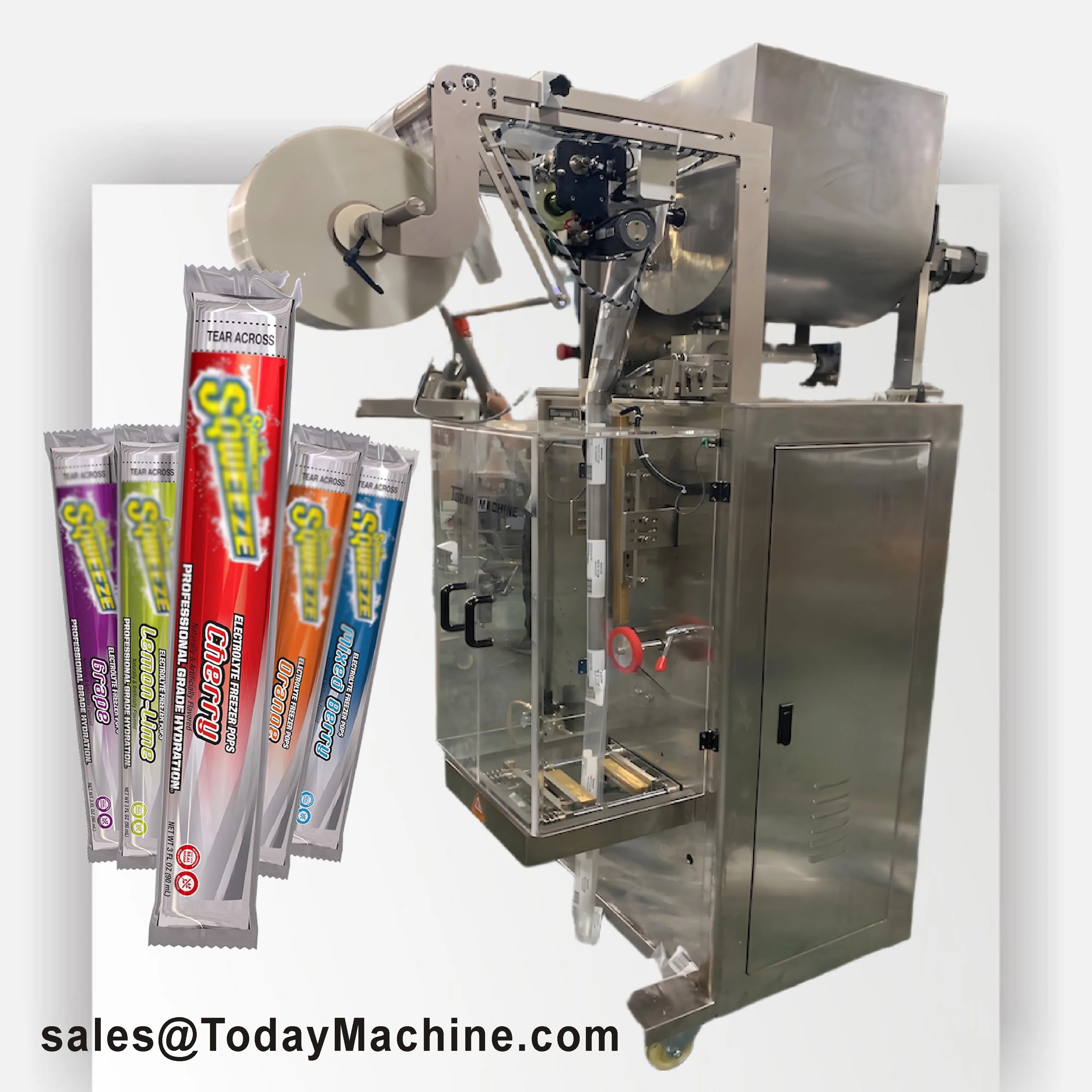 Auger Vertical Form Bagged Sachet Instant Drinks Coffee Milk Powder Filling Sealing Packing Machine