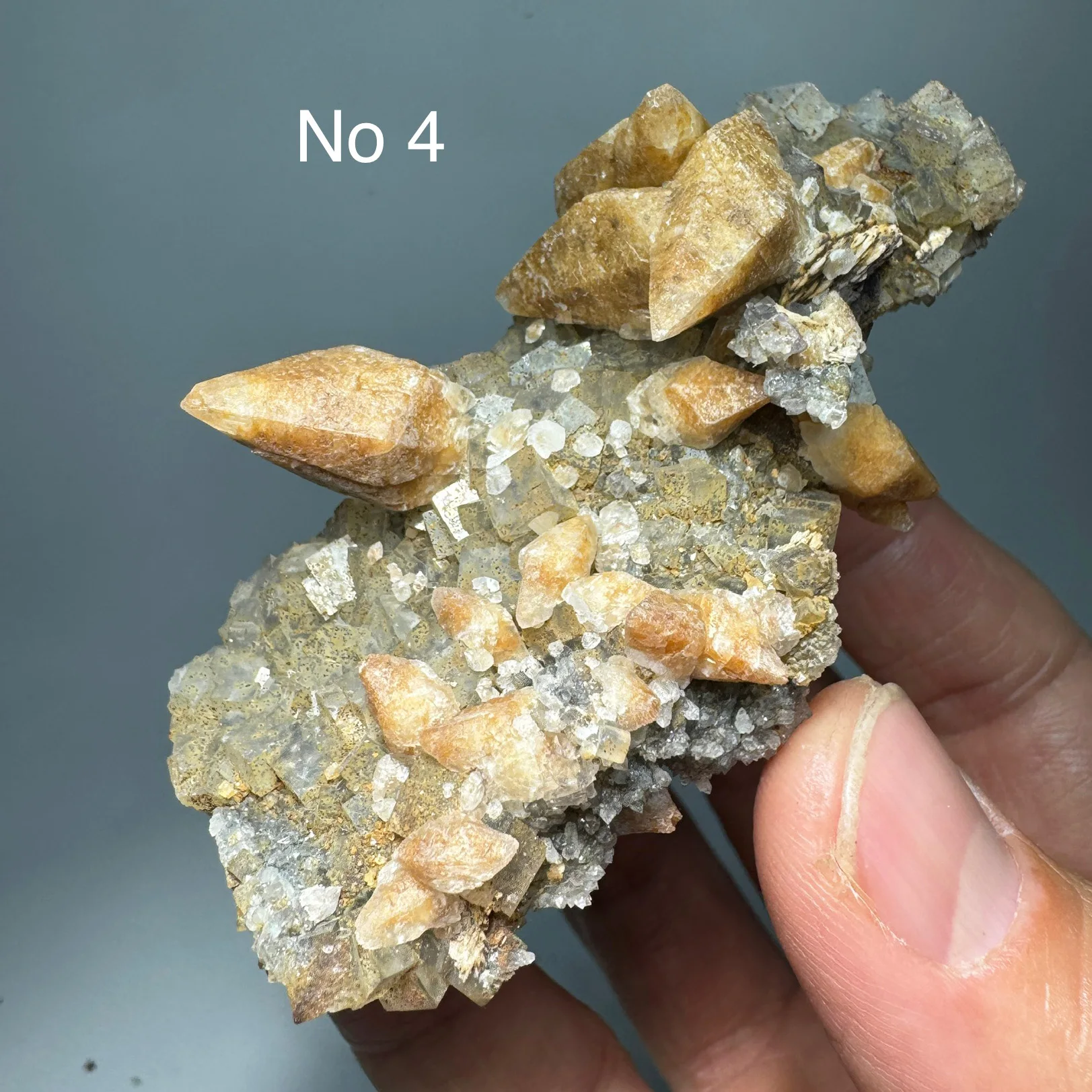 Natural Fluorite Mineral With Calcite Specimen Reiki Healing Stone Home Decor Origin China Guizhou Province