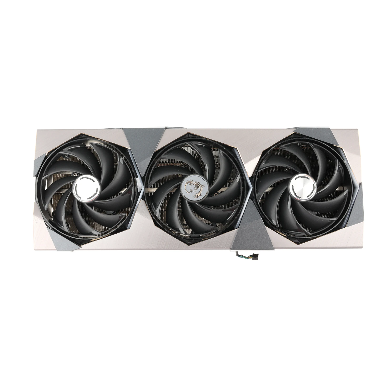 Disipador de calor de tarjeta de vídeo Original para MSI GeForce RTX 4070 Ti SUPRIM SE 12G, radiador enfriador de tarjeta gráfica RTX 4070ti con placa trasera