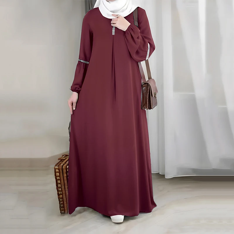 Abaya Arab Fashion Robe Women Dress Casual Long Dress Muslim Clothing