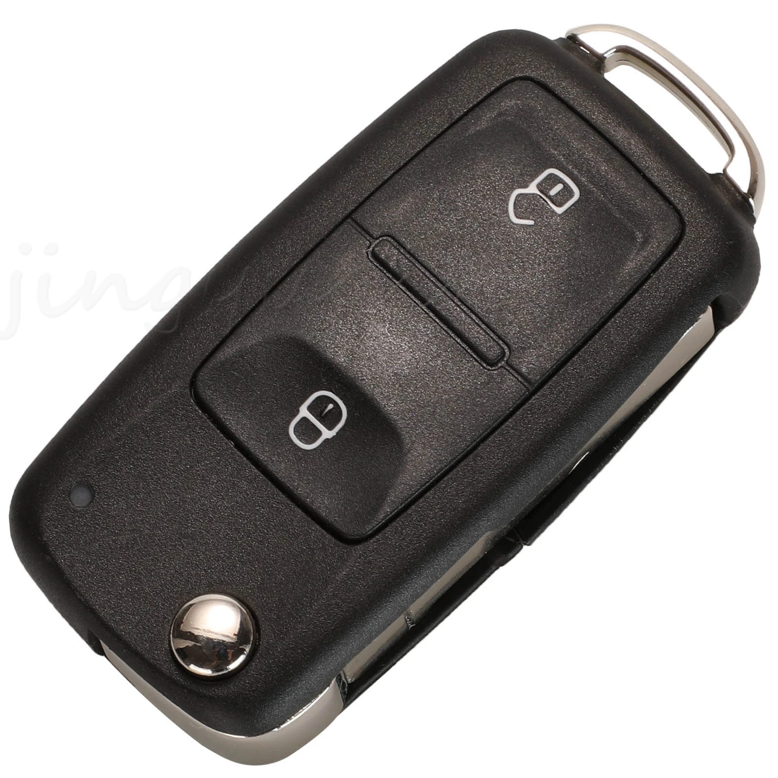 jingyuqin 7E0837202AD 2BTN Remote Car Key Fob 434Mhz ID48 For VW Amarok Transporter Beetle Eos Seat Skoda Citigo 5K0 959753AB