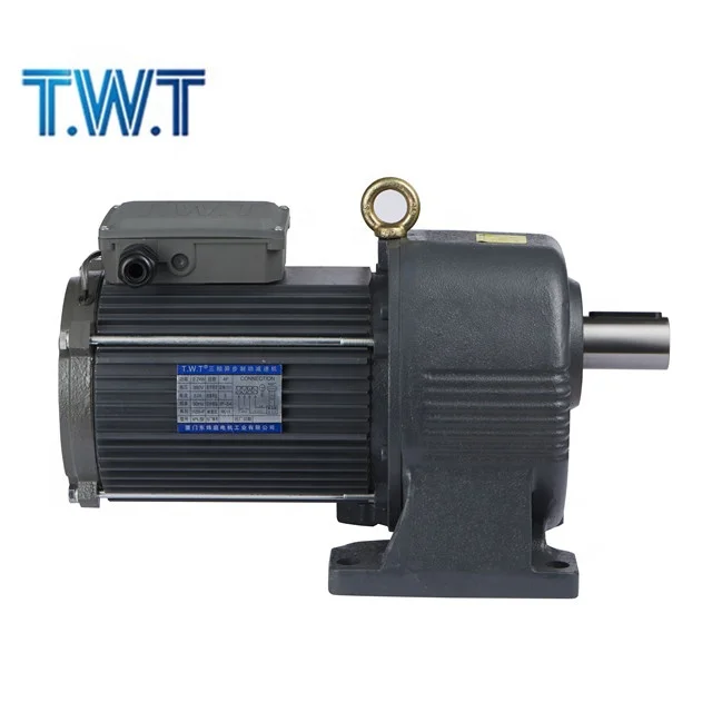 high torque low rpm vertical magnetic  brake motor  1/2hp 1hp 2hp 3hp ac electric small gear motor