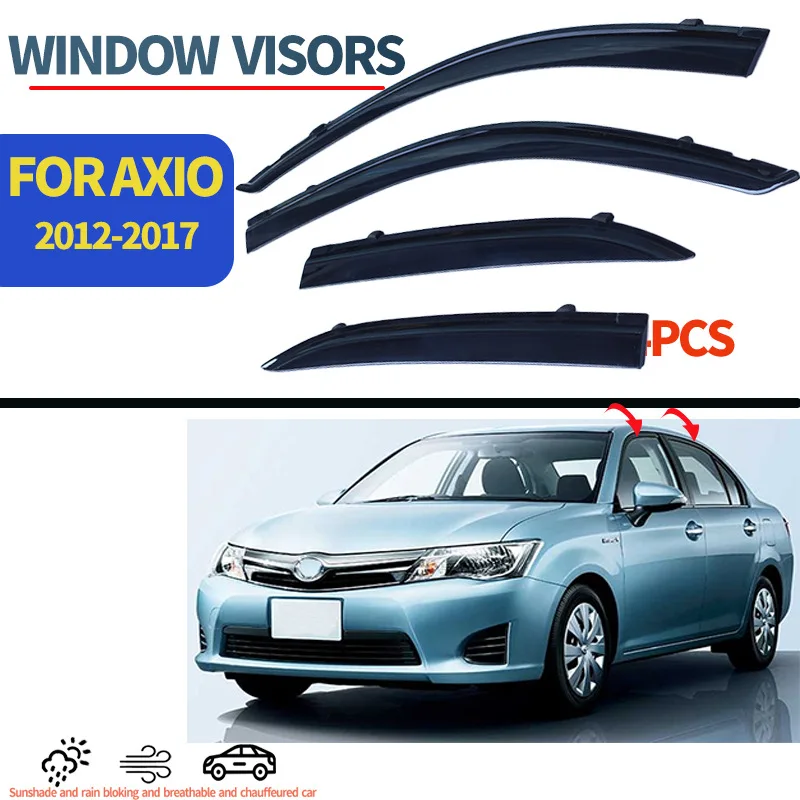 

Suitable for Corolla Axio rain or shine sun visor Corolla Axio 2012-17Window visos