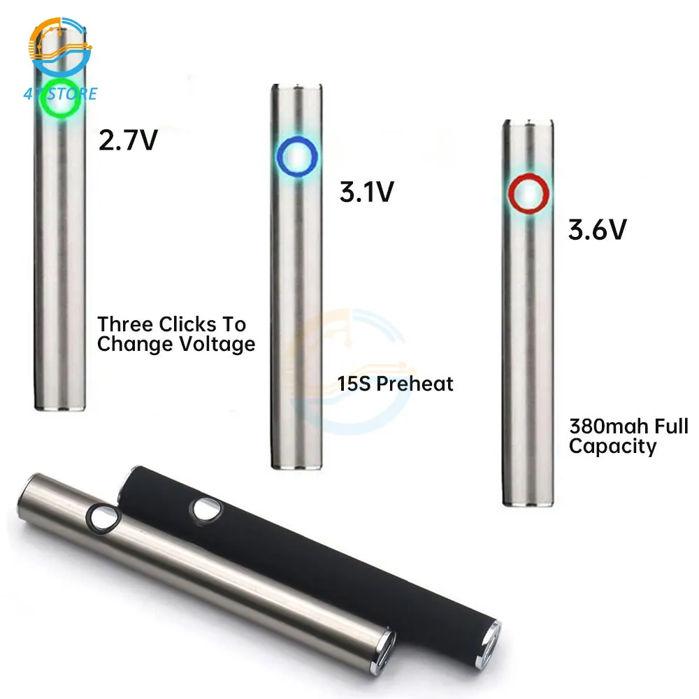 350Mah 510 Draad Accu Pen Soldeer Ijzervormige Knop Batterij Set Warmte Apparaten Aanpassing Verwarmingskit Fittingen Met Micro-Usb