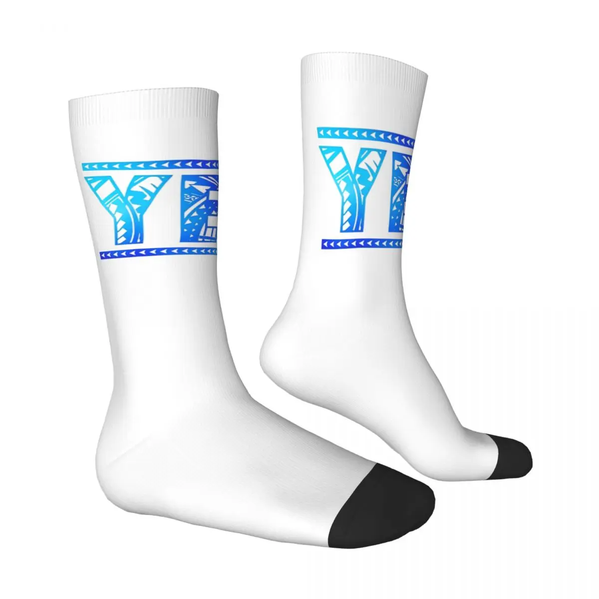 Jey Uso Yee-Chaussettes de couple confortables et drôles, chaussettes d'hiver coordonnantes, chaussettes personnalisées pour planche à roulettes, cadeau d'anniversaire