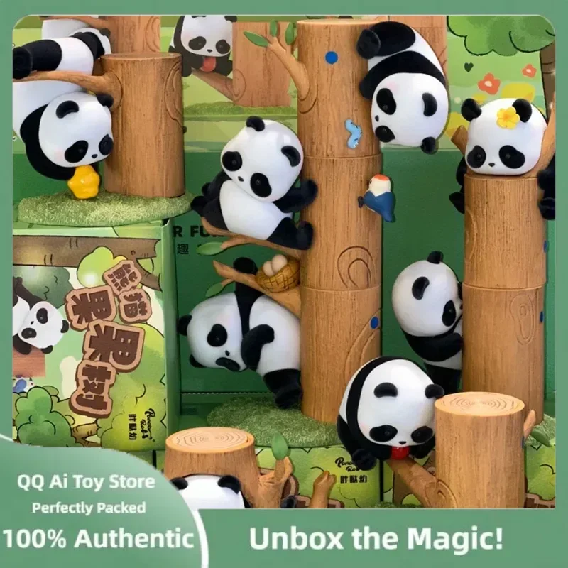 

Original Panda Roll Fruit Tree Climbing Blind Box Kawaii Doll Chubby Desk Mystery Box Ornaments Collection Surprise Toy Gift