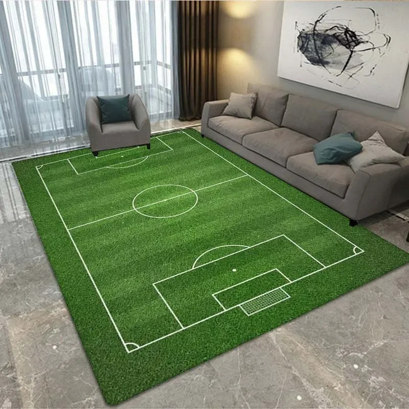 

Fans football field carpet bedroom living room ball sports football carpet kitchen floor mat home decoration non-slip floor mat