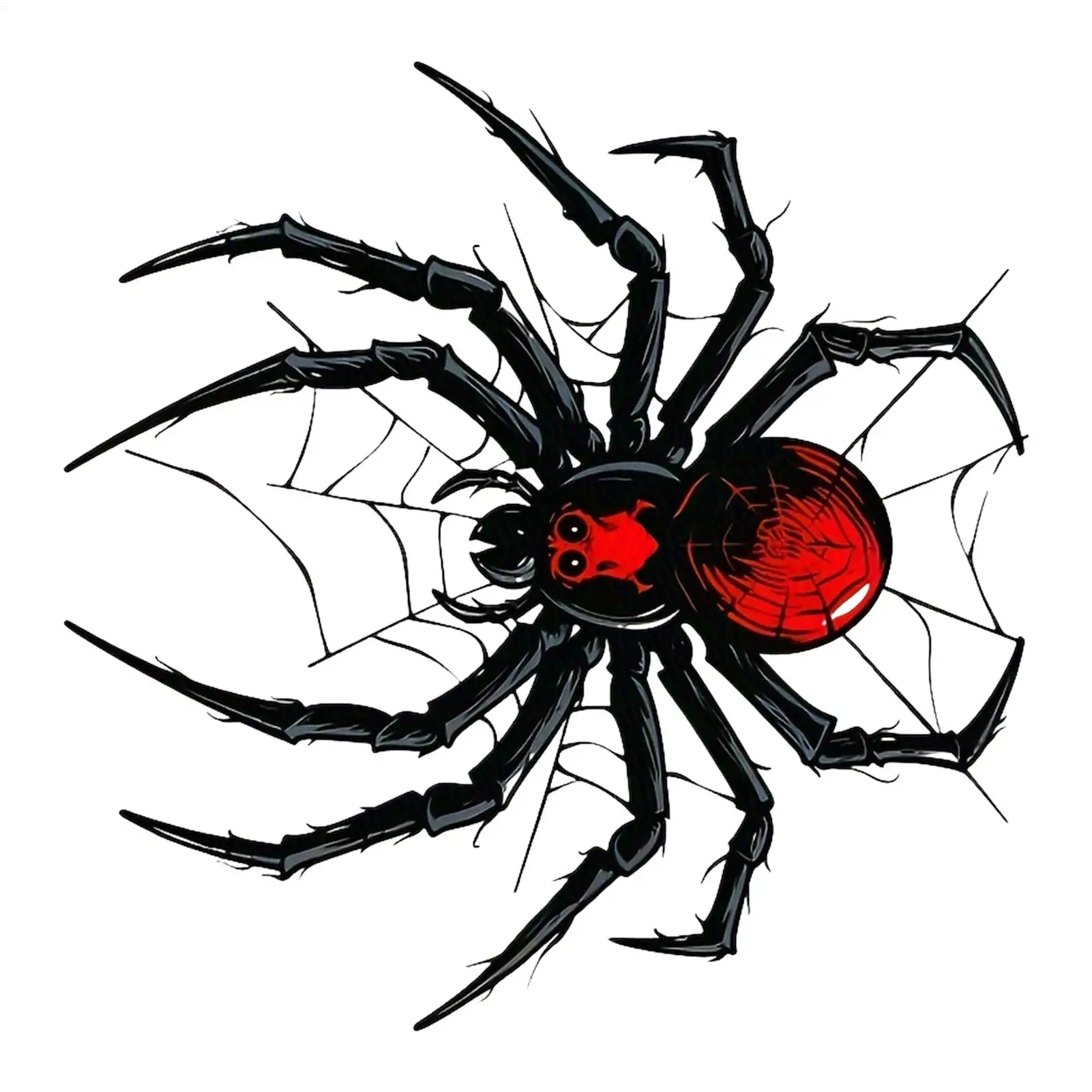 Horror Car Stickers Cartoon Waterproof Spider Stickers Fashionable Auto Animal Stickers Decorative Car Sticker for Vehicles