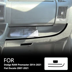 Passenger Panel Gloednieuwe ABS Gloss Black Stickers Voor Dodge RAM Promaster 14-21 Fiat Ducato 07-21 auto Accessoires
