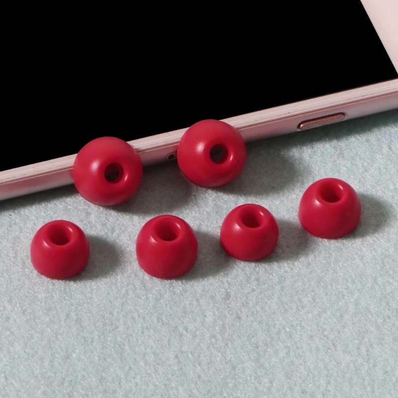 1 مجموعة سيليكون الأذن تلميح الأذن التوصيل سماعات غطاء استبدال مكافحة زلة لينة سماعات كم حماية ل-يدق استوديو براعم