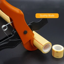 32mm Quick Pipe Cutter Portable Quick Hand Tool PPR PE PVC Round Pipe Scissors Tube Fast Cutting Pliers with Lock for Plumbing