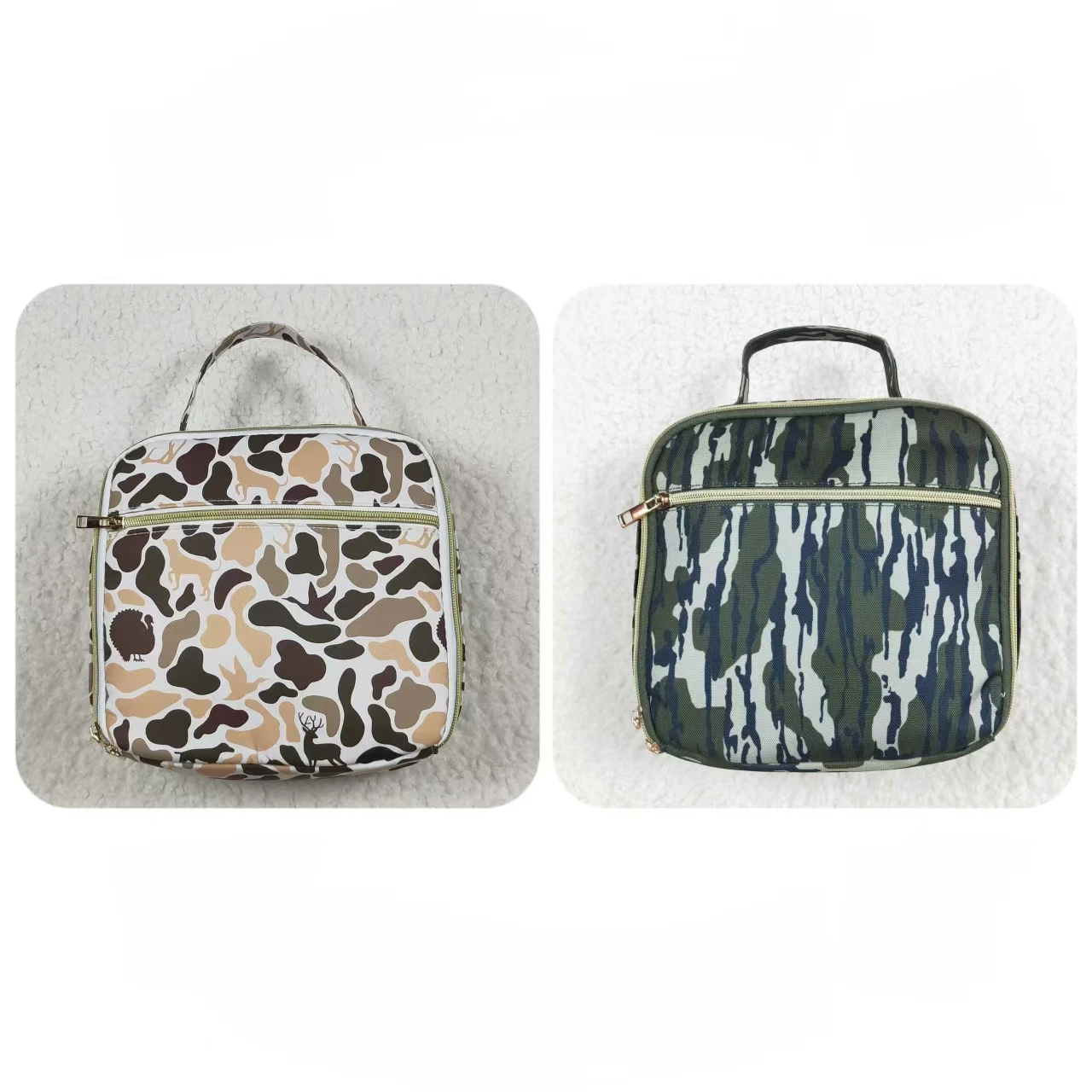 

Wholesale Children Baby Boy Todder Camo Lunch Box Travel Daypack Ducks Dogs Outdoor Portable Kids Back To School Bag