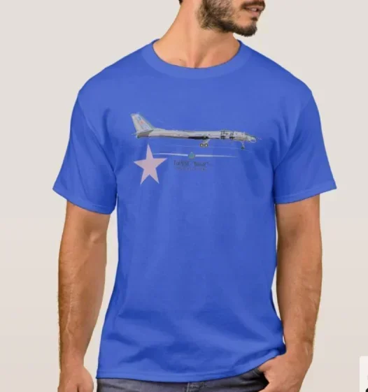 Russian Air Force Tu-95 Bear Strategic Bomber T-Shirt 100% Cotton O-Neck Summer Short Sleeve Casual Mens T-shirt Size S-3XL image 4