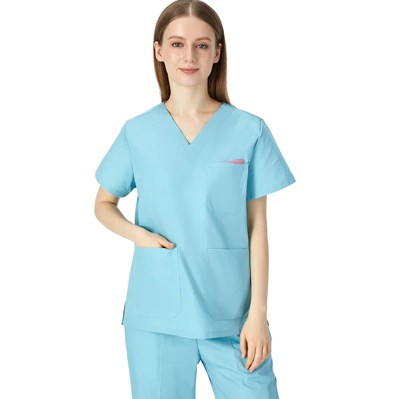 Slim Fits Nurse Clothes Medical Scrubs Set Dental Assistant Doctor Uniforms Workwear Pet Hospital Nursing Surgeon Suits 207