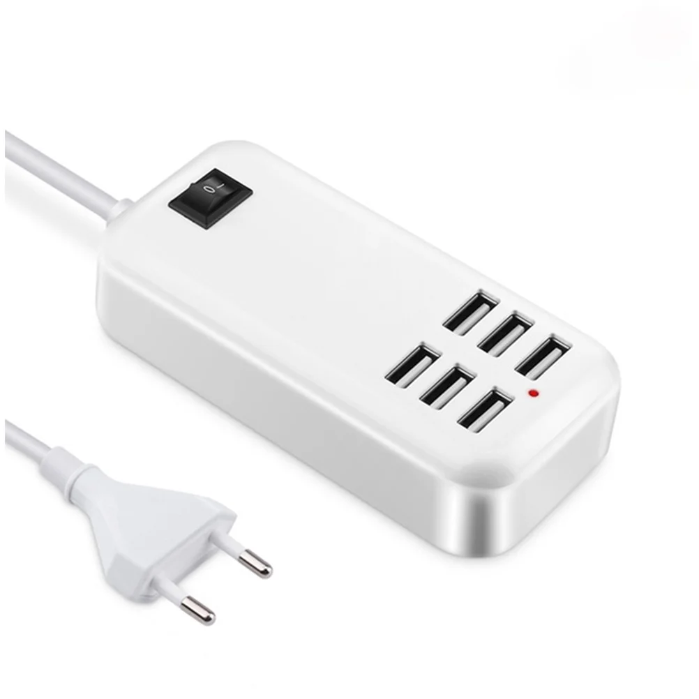 

Intelligent 6 Ports USB Charging Station Multi Device Fast for Home Office Travel Convenience USB