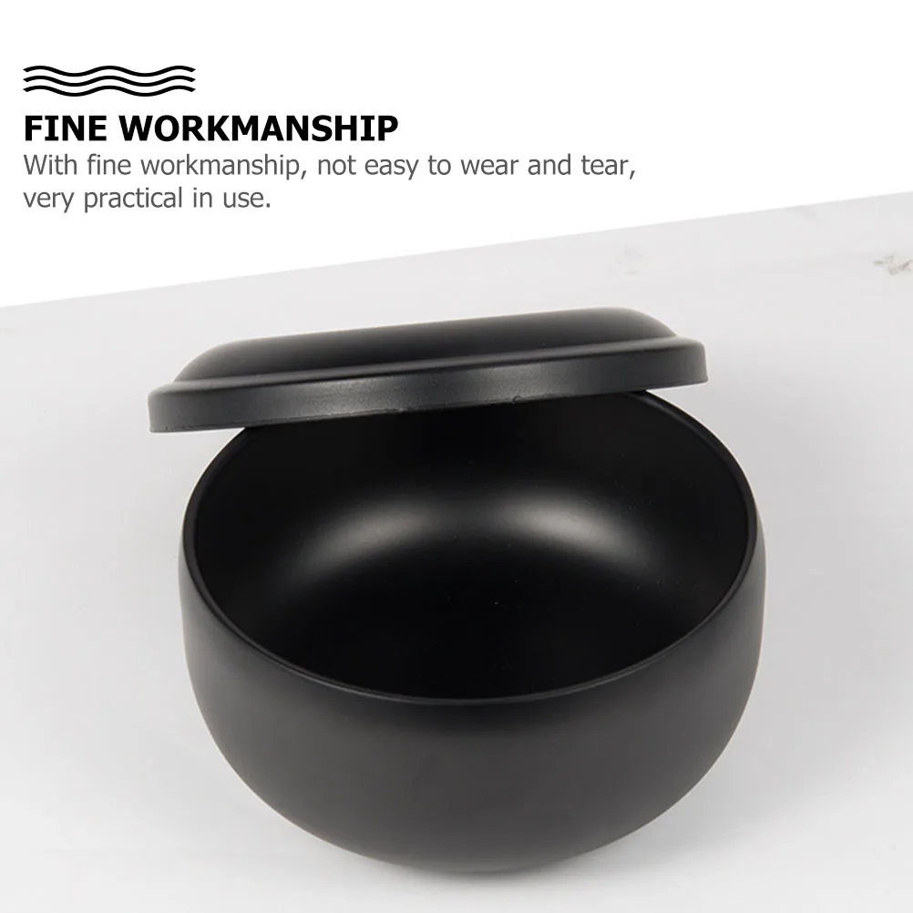 1 Stück einfache Rasierschale, leichtes Design, einfache Aufbewahrung, Rasierseifenbehälter für den täglichen Gebrauch, sprudelnder Schüssel