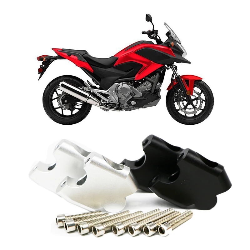 Motorcycle Riser Lifting Handlebar Clamp Handlebar Riser Kit for Honda NC700X NC700S NC750X NC750S CB500F CB500 Black