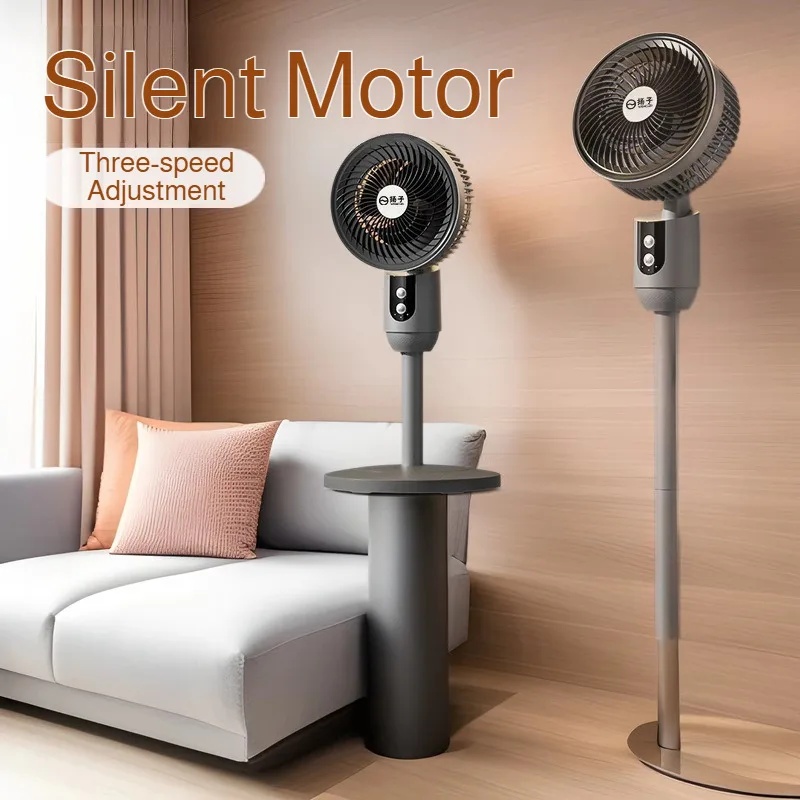 Adjustable Smart Fan with 3 Speed Settings Low Noise Air Circulator and Tower Fan Quiet and Powerful Wind Ideal for Home Cooling