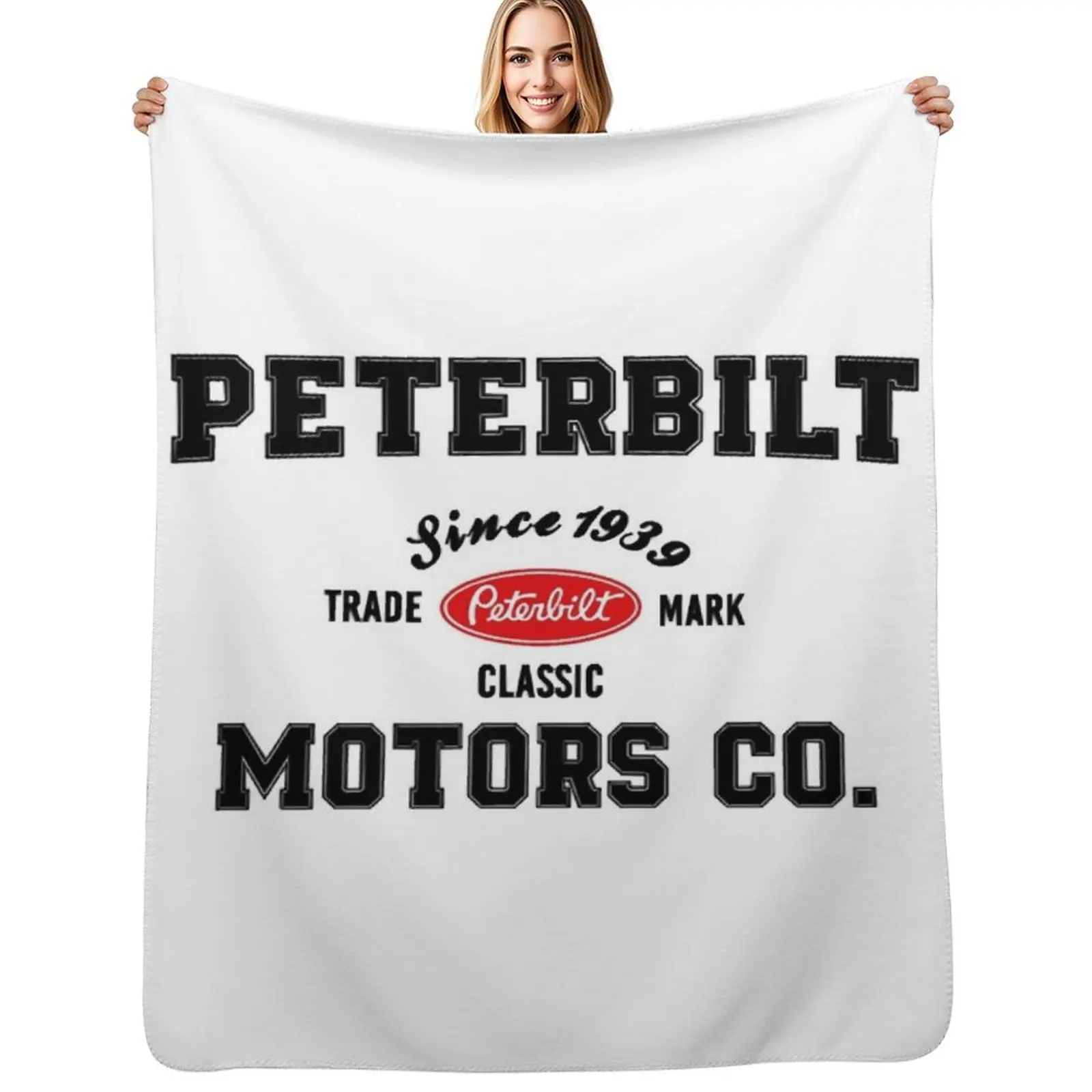 

peterbilt motors Throw Blanket bed plaid Beautifuls anime Warm Blankets