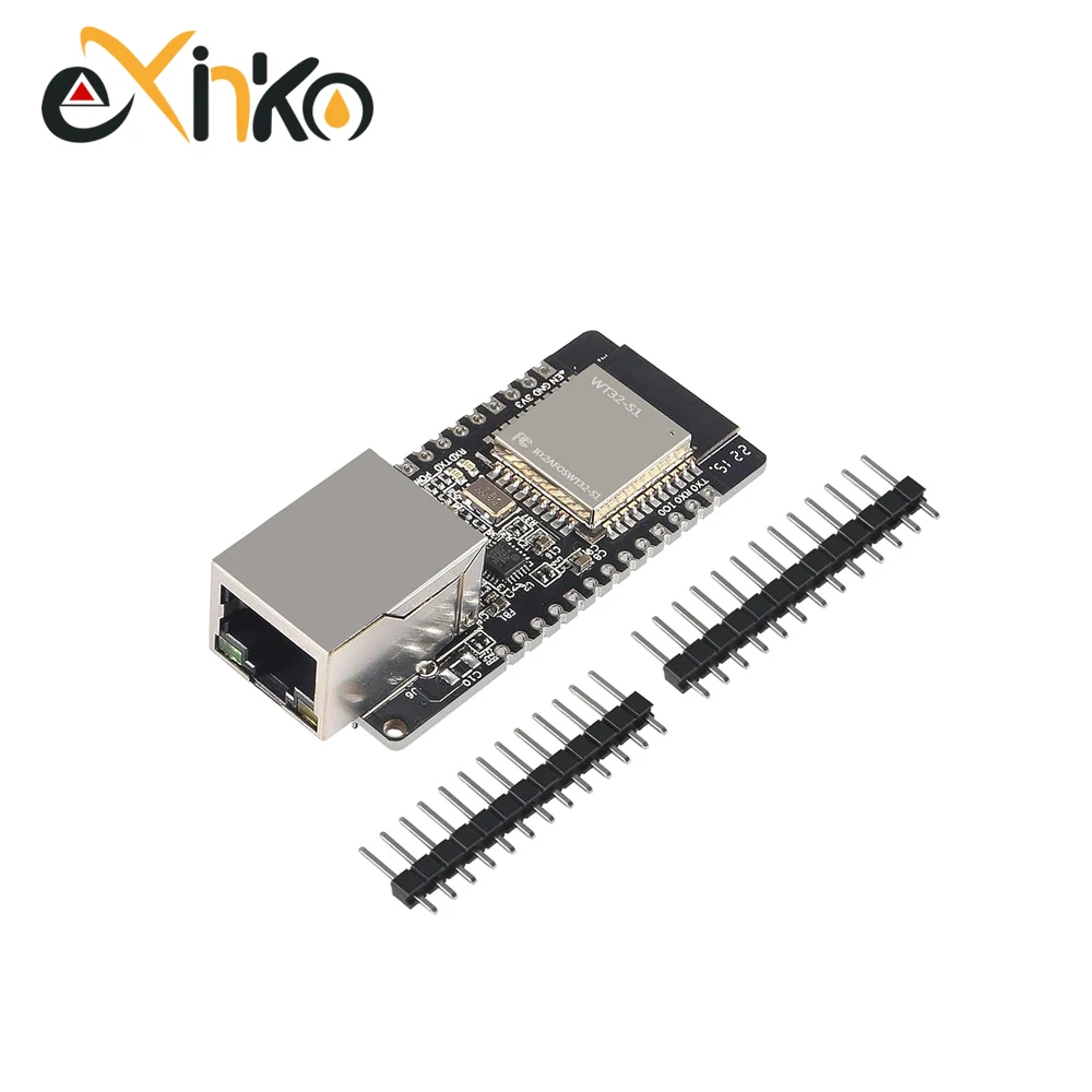 1-10pcs WT32-ETH01 Embedded Serial Port Networking Ethernet Bluetooth-Compatible WIFI Combo Gateway MCU ESP32 Wireless Module