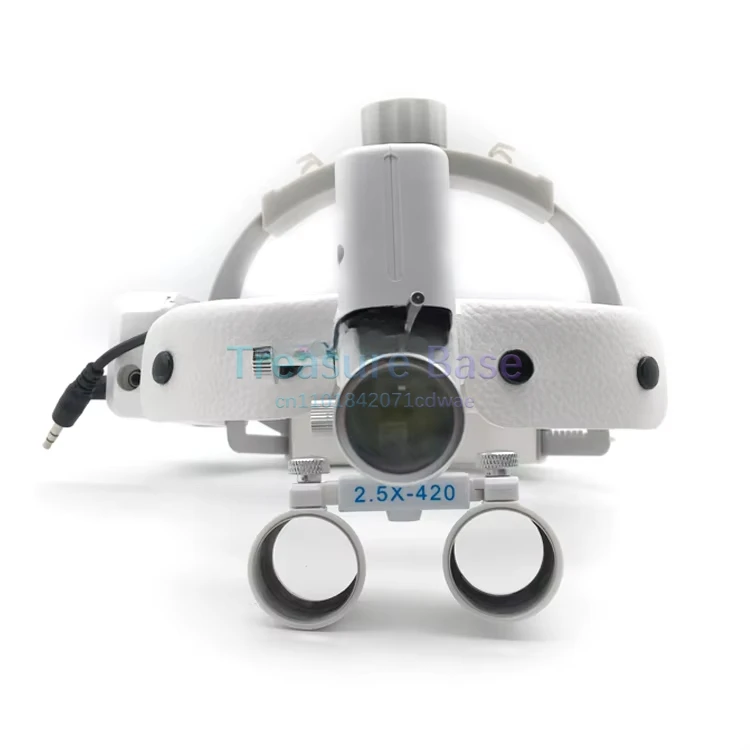 

2.5X 3.5X High-Strength Wireless Dental Magnifying Mirror with Nasal Light Dental Surgical Magnifying Mirror