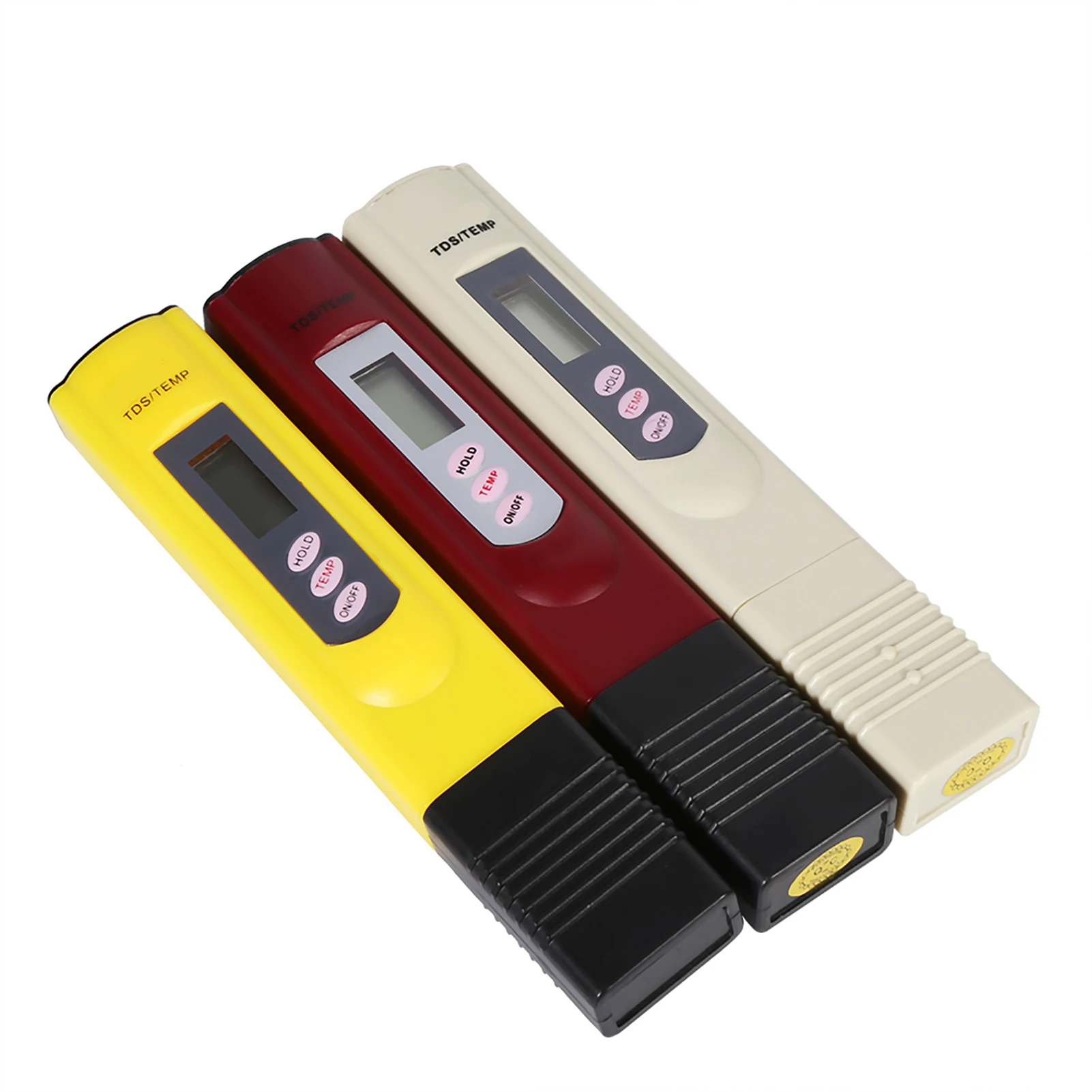 Water Test Pen Digital LCD Water Quality Testing Pen Purity Filter Meter Tester 0‑9999 PPM Temp Portable Water Meter Pen