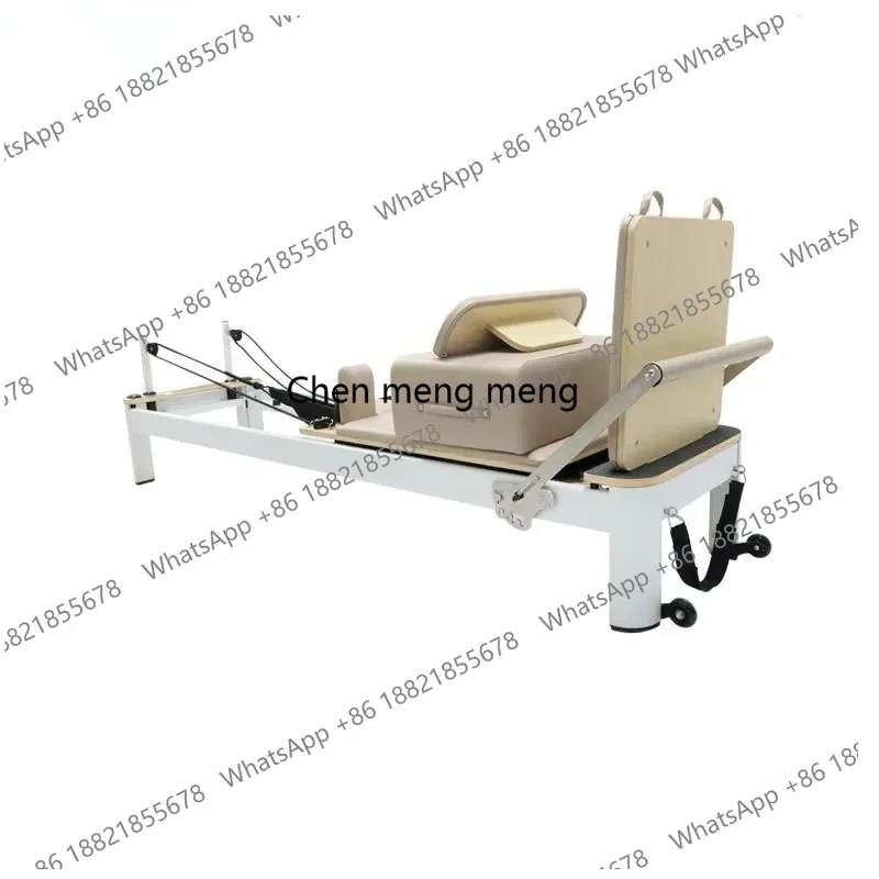 A49 Women's  Reformers Machine Foldable Home Gym Fitness Equipment Aluminum Alloy  Bed for Yoga Studio Exercise