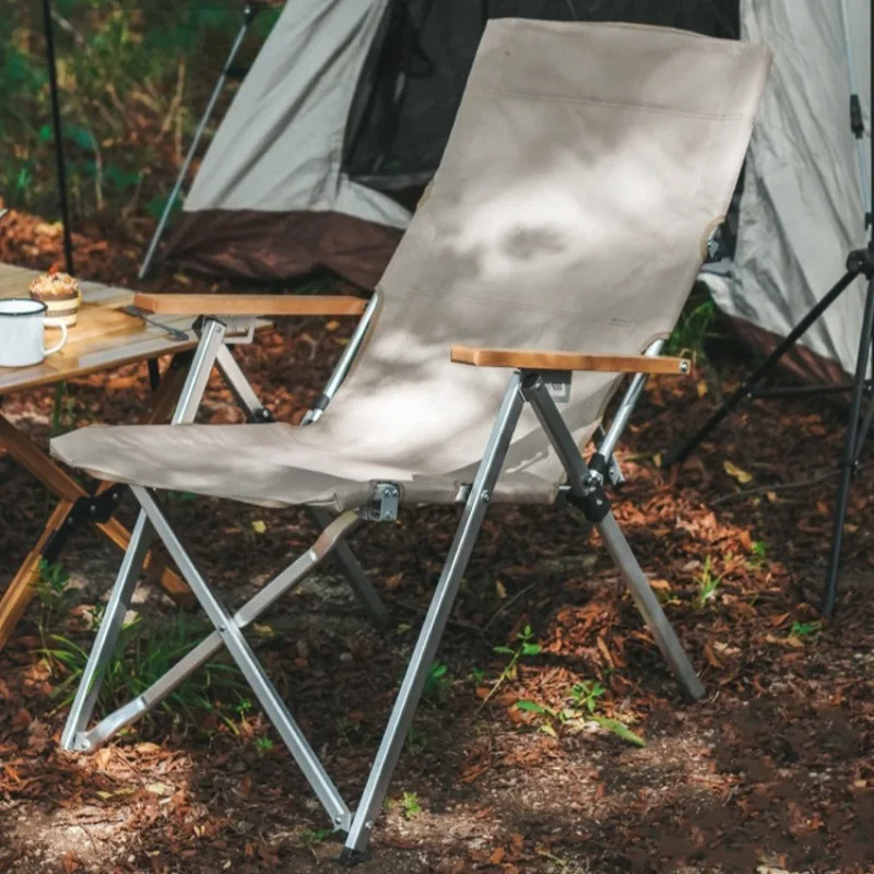 

Leisure Adjustable Backrest Chair Outdoor Picnic Household Fishing Single Folding Camping Chair Portable Camping Furnishings