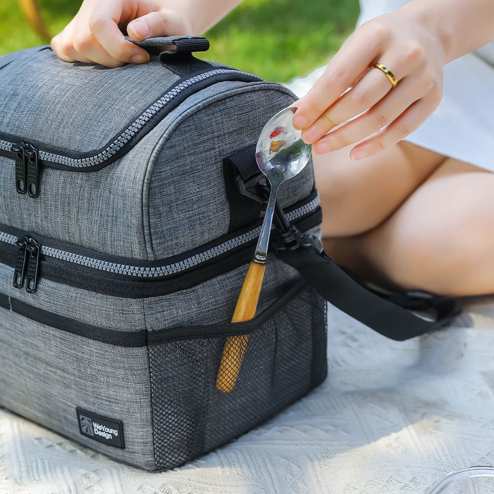 11L Double-Layer Insulated Lunch Bag 4