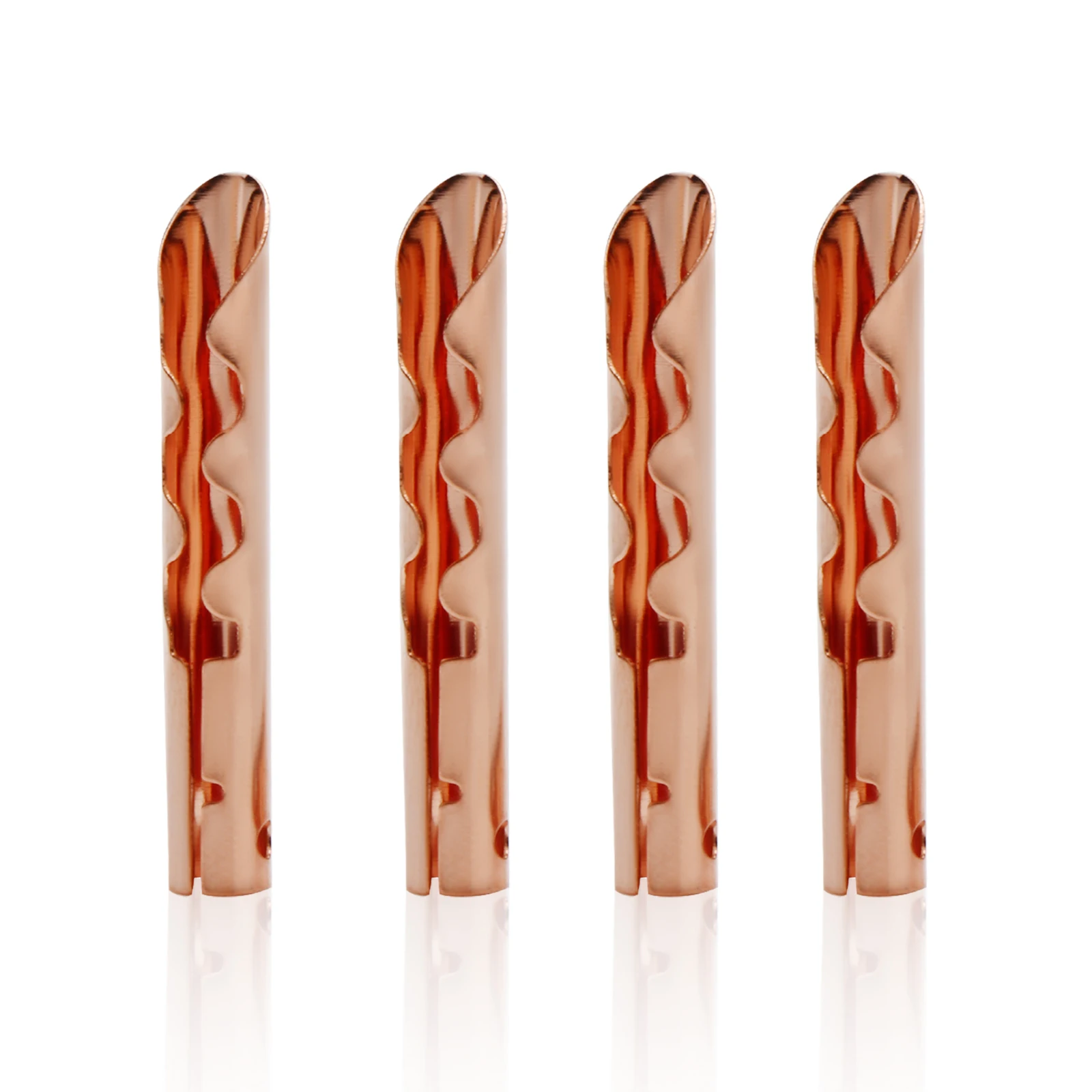 8Pcs High Quality Rhodium Plating/Gold Plating Audio BFA Z-Type 4mm Banana Plug Speaker Cable Connector