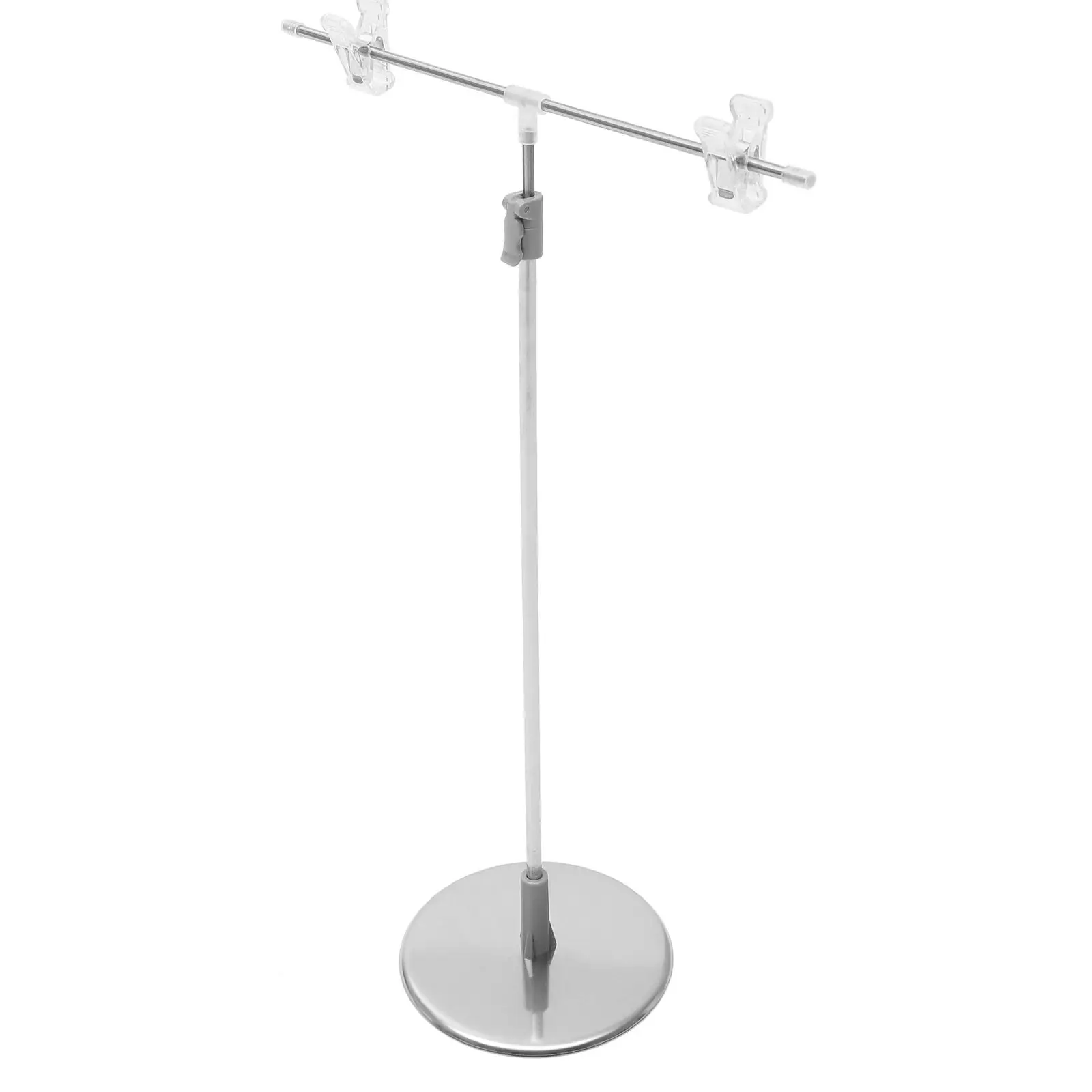 Sturdy Stainless Steel T Poster Holder Adjustable Height Easy Storage Portable Sign Stand for Welcome Wedding Signs Advertising