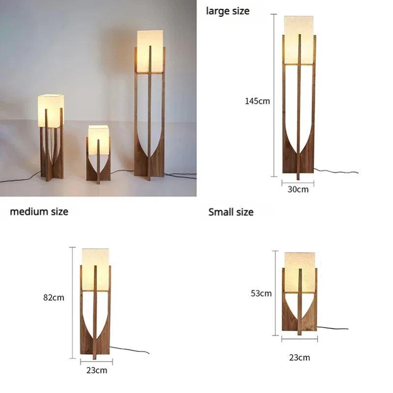 

SANDYHA Stylish Japanese Minimalist Floor Lamp for Modern Home Decor LED Light Ideal for Dining Room Living Room Bedroom Salon