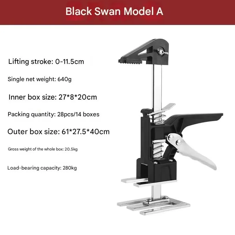 Labor-Saving Arm Jack Multifunctional Construction Jacks Lift Height Load-Bearing for Installing Windows and Doors Tools