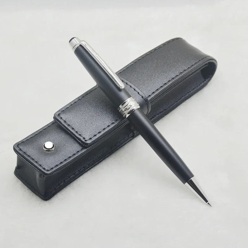 classic Matte Black 163 MB ballpoint pen / Roller ball pen office stationery luxury write ball pens for Christmas Gift