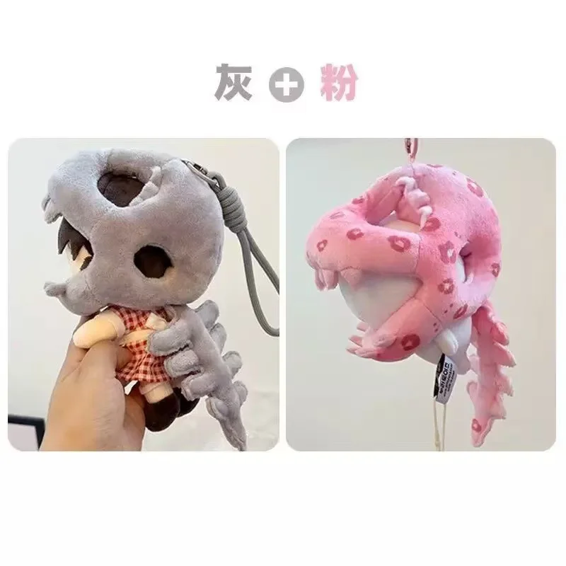 Only Clothes Cute Dinosaur Skeleton Doll Outfit Pendant Funny Dress-Up Bag Hanging Headgear Accessory Ornament Toy Gift For Fans view 2