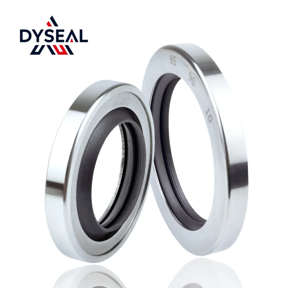 B2PT Shaft Seal OD: 20/22/24/25*ID: 30/32/34/35/38/40/42/45*7/8/10/12mm Stainless Steel Ptfe Seal Air Compressor Accessories