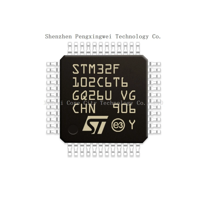 STM STM32 STM32F STM32F102 C6T6 STM32F102C6T6 In Stock 100% Original New LQFP-48 Microcontroller (MCU/MPU/SOC) CPU