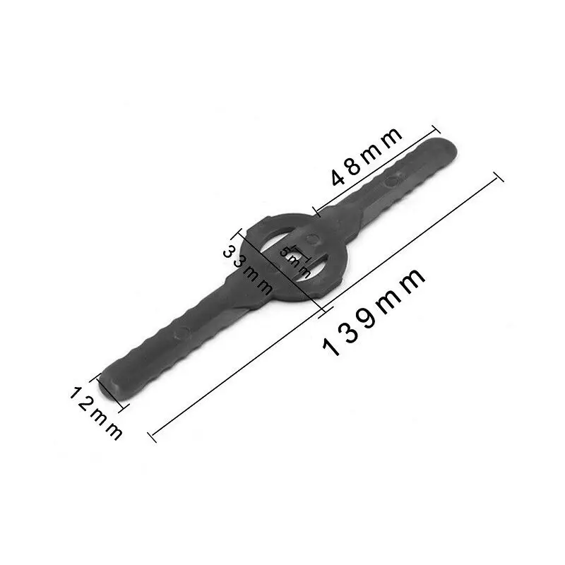 

1pcs Plastic Blade Rechargeable Lawn Mower Replacement Blade Abrasion Resistant Plastic Material Garden Power Tools Accessories