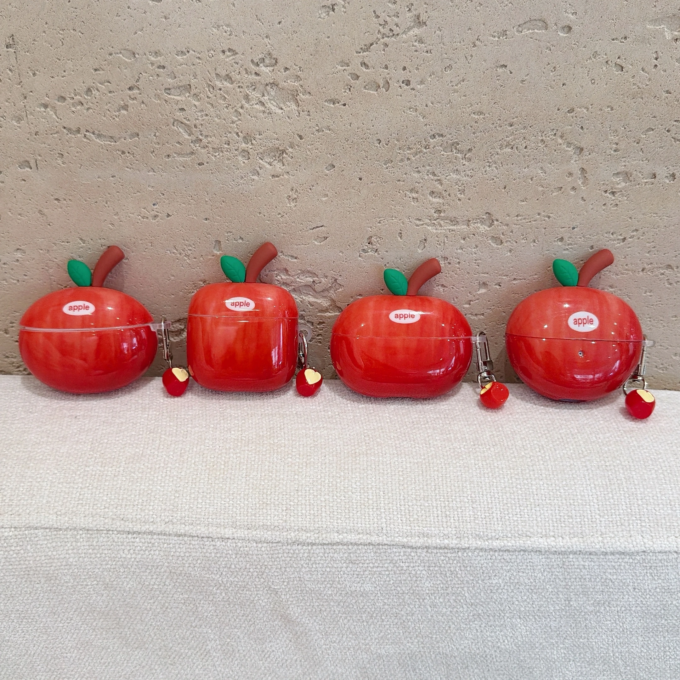 حافظة لهاتف هواوي FreeClip حافظة ثلاثية الأبعاد لطيفة باللون الأحمر والأخضر Apple غطاء سماعة أذن لهاتف هواوي Freebuds 5i 6i SE2 SE3 Pro 3 Pro 4 #6